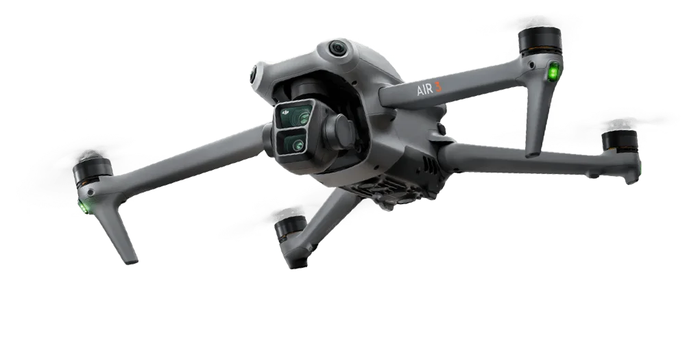 Dron de modelo DJI en vuelo